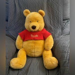 Vintage Disney Store Winnie The Pooh 28” Jumbo GIANT Plush Stuffed Bear